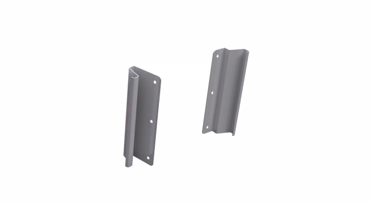 Rear brackets for vertical GOLA 8023