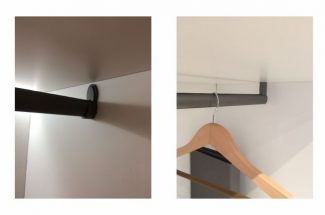 Wardrobe hanging rail INTERNA 255 Wardrobe hanging rail INTERNA 255